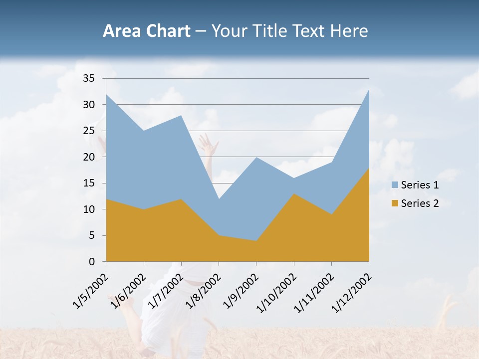 Day Jump People PowerPoint Template