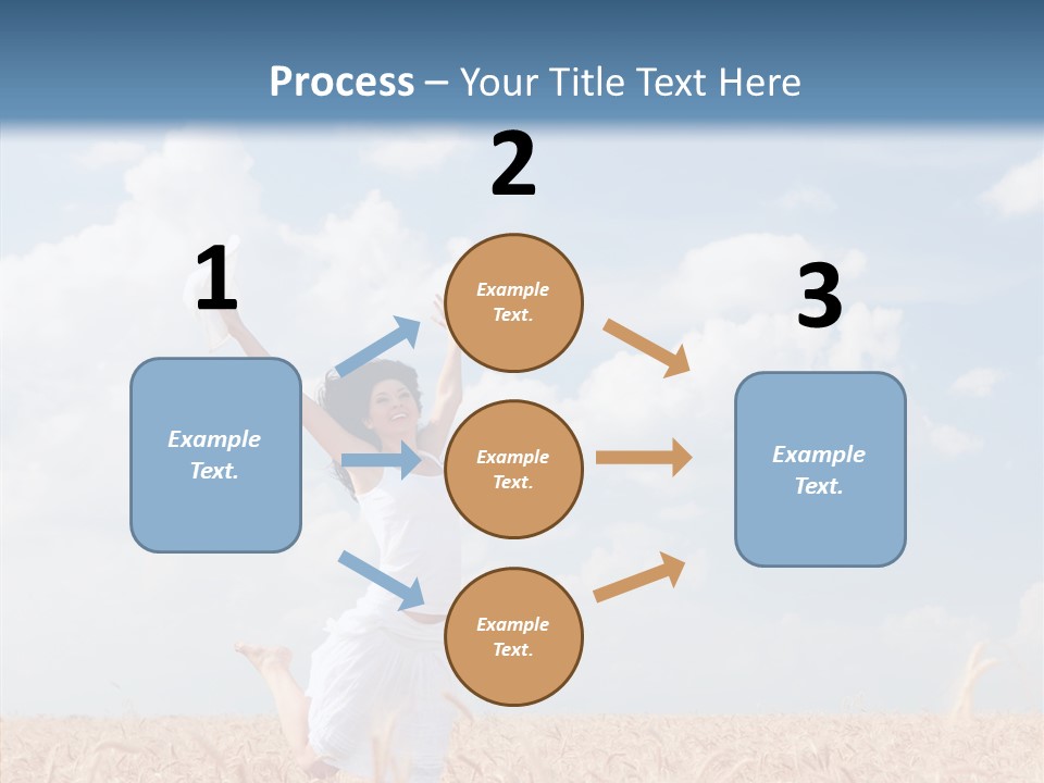 Day Jump People PowerPoint Template