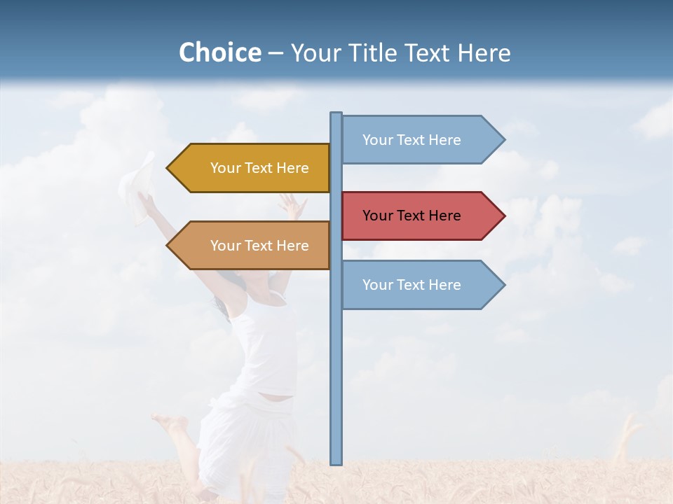 Day Jump People PowerPoint Template