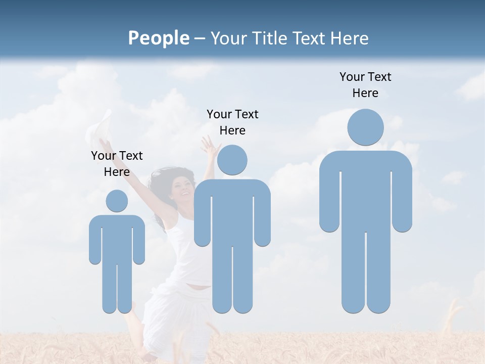 Day Jump People PowerPoint Template