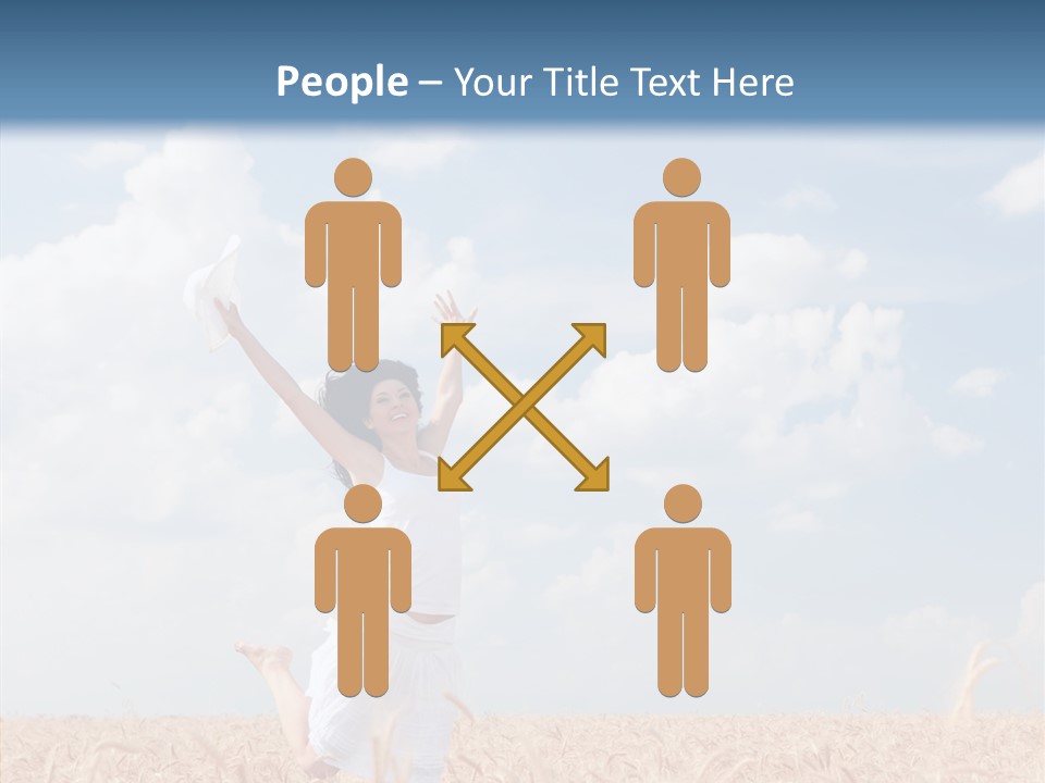 Day Jump People PowerPoint Template