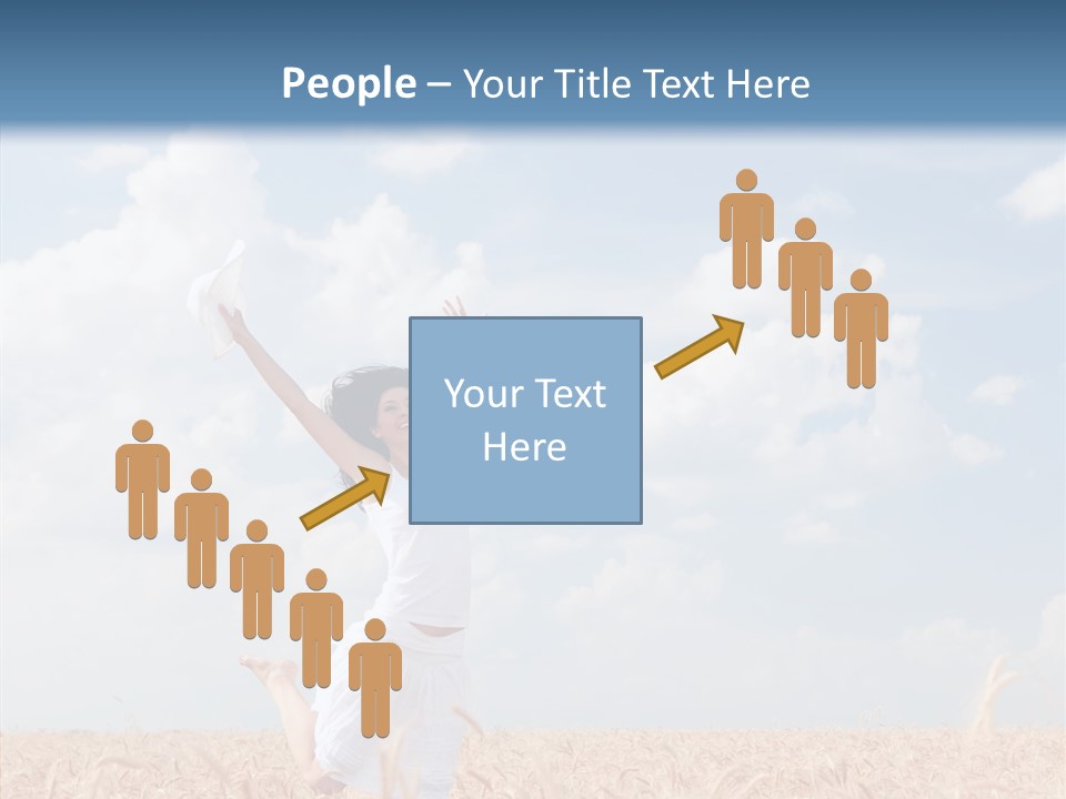 Day Jump People PowerPoint Template
