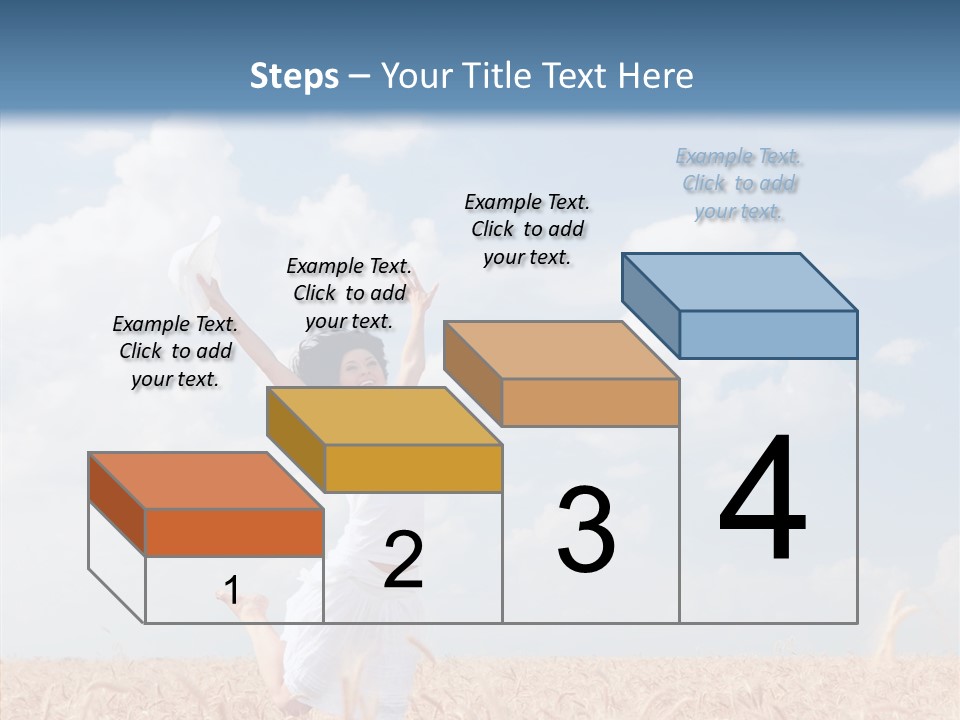 Day Jump People PowerPoint Template