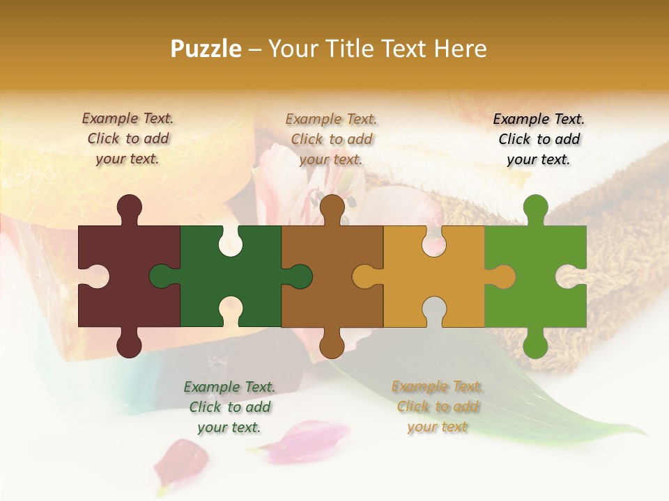 Body Care Closeup PowerPoint Template