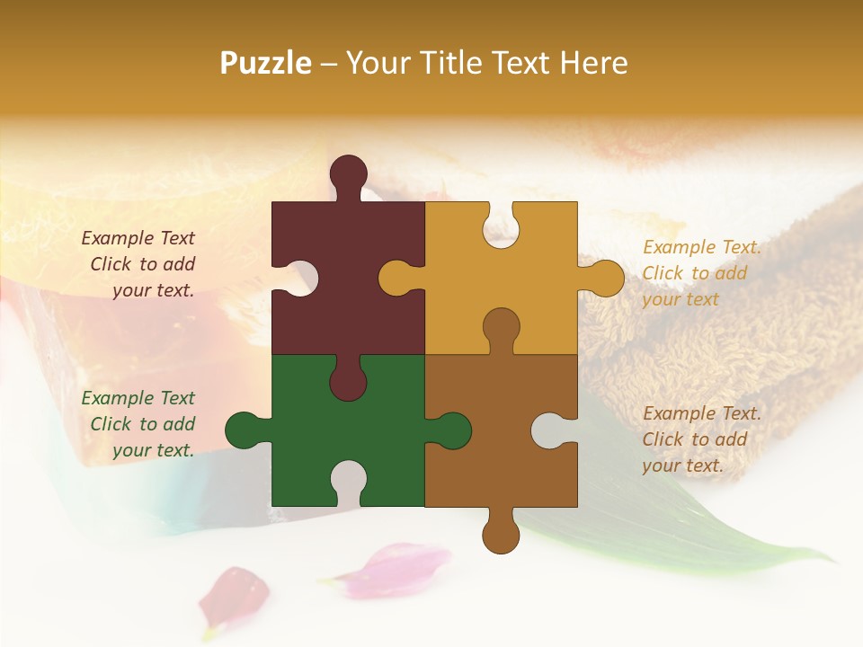 Body Care Closeup PowerPoint Template