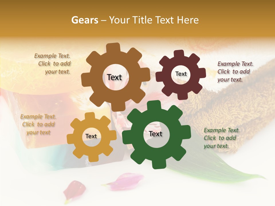 Body Care Closeup PowerPoint Template