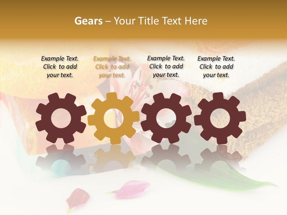 Body Care Closeup PowerPoint Template