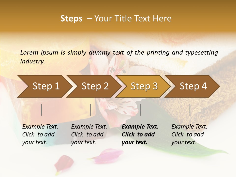 Body Care Closeup PowerPoint Template