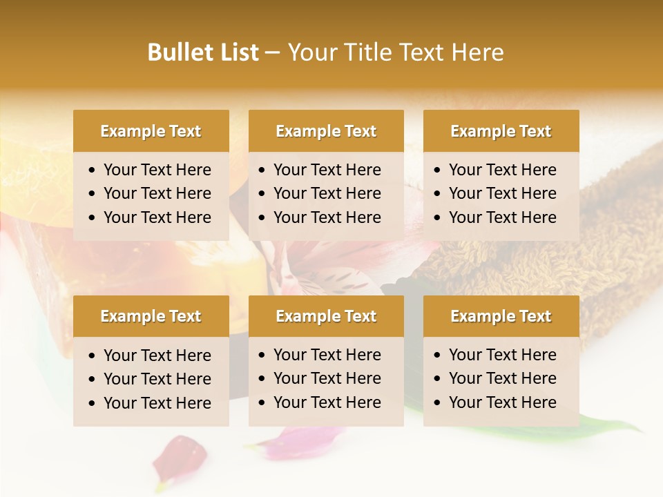 Body Care Closeup PowerPoint Template