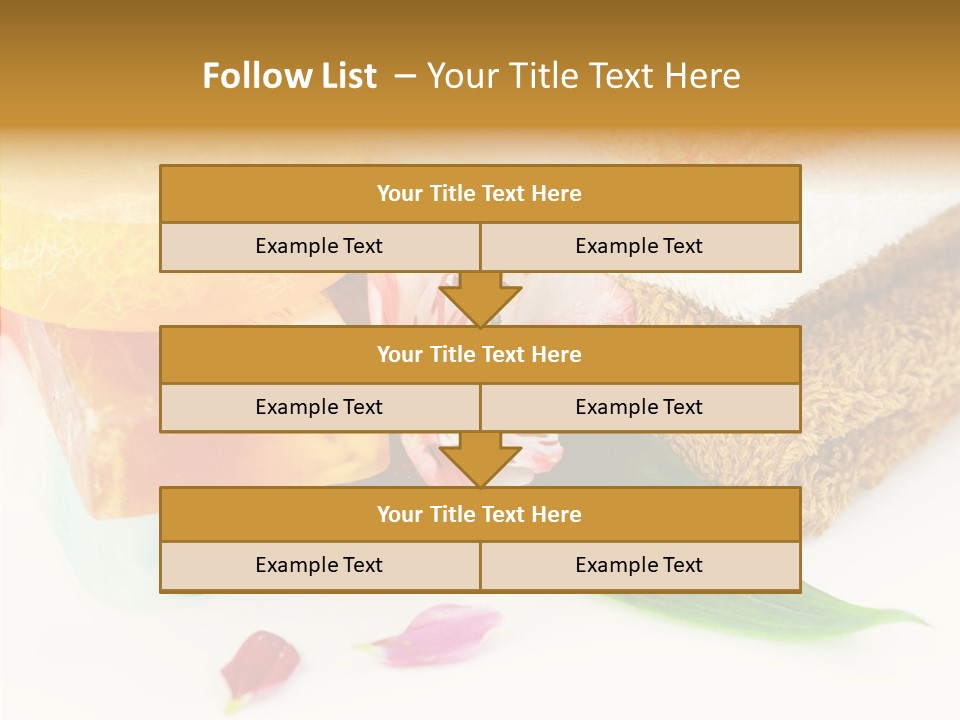 Body Care Closeup PowerPoint Template