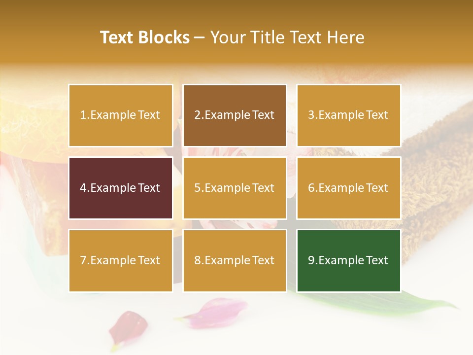 Body Care Closeup PowerPoint Template