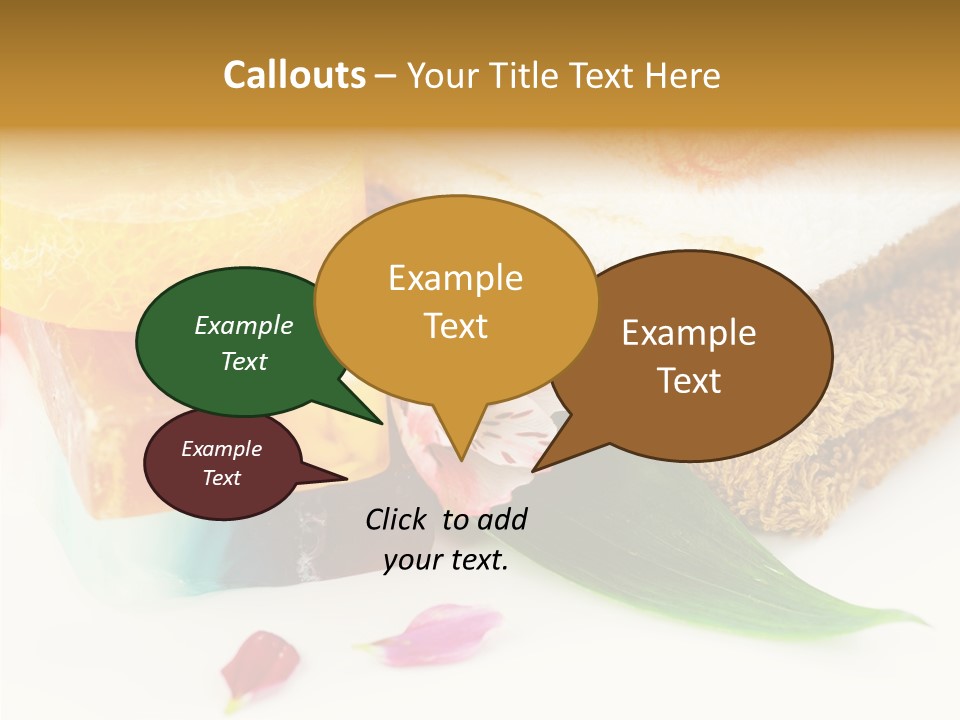 Body Care Closeup PowerPoint Template