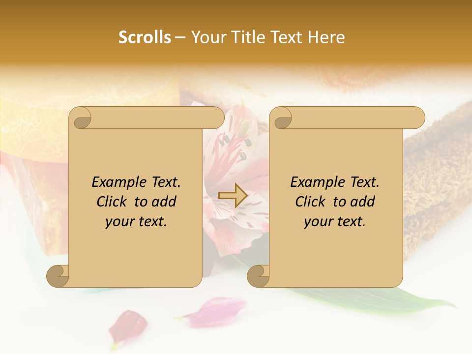 Body Care Closeup PowerPoint Template