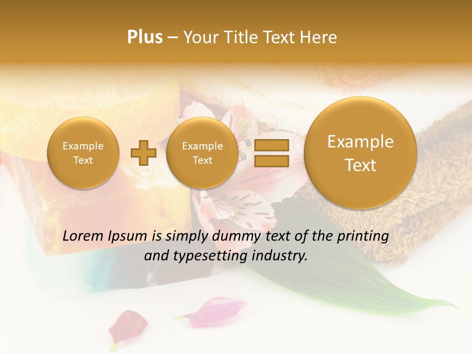 Body Care Closeup PowerPoint Template