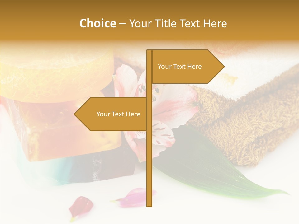 Body Care Closeup PowerPoint Template