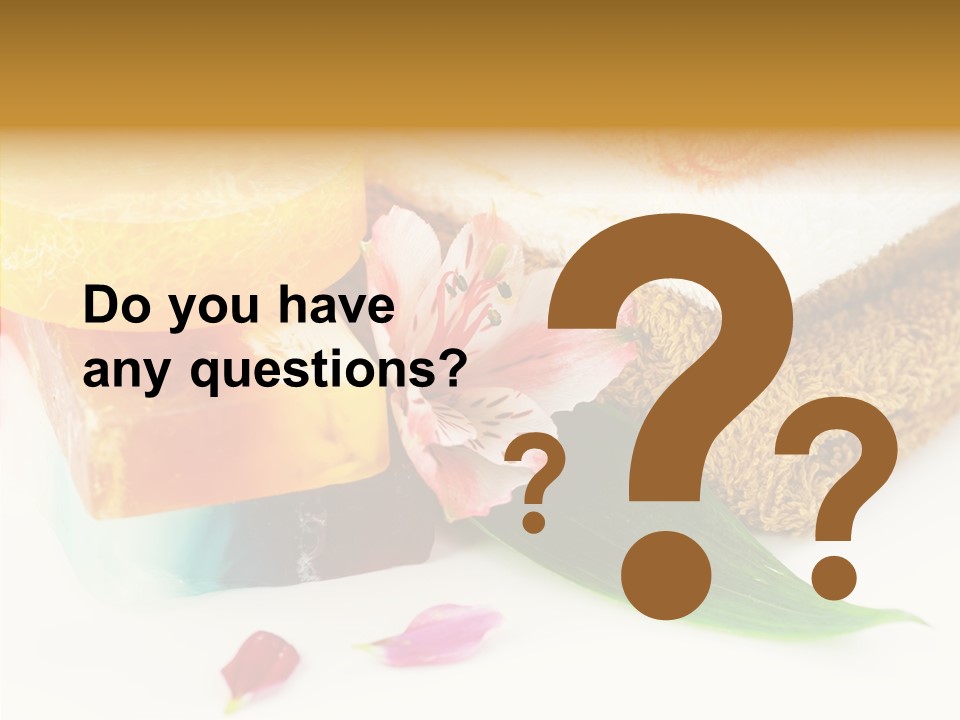 Body Care Closeup PowerPoint Template