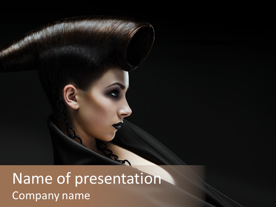 Person Sweet Female PowerPoint Template