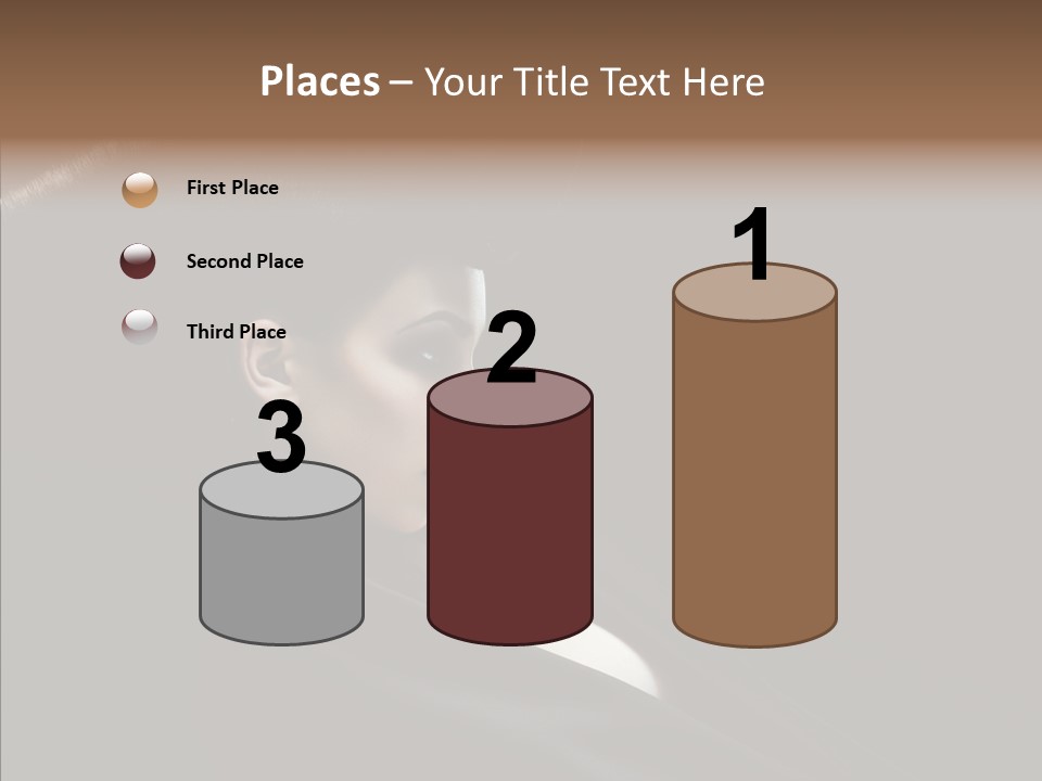 Person Sweet Female PowerPoint Template