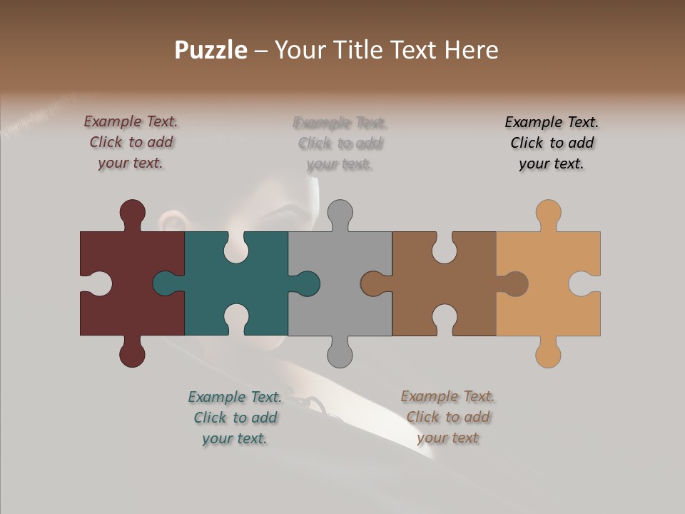 Person Sweet Female PowerPoint Template