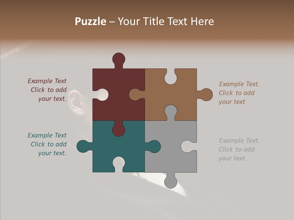 Person Sweet Female PowerPoint Template