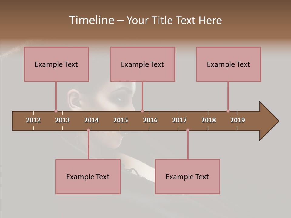 Person Sweet Female PowerPoint Template