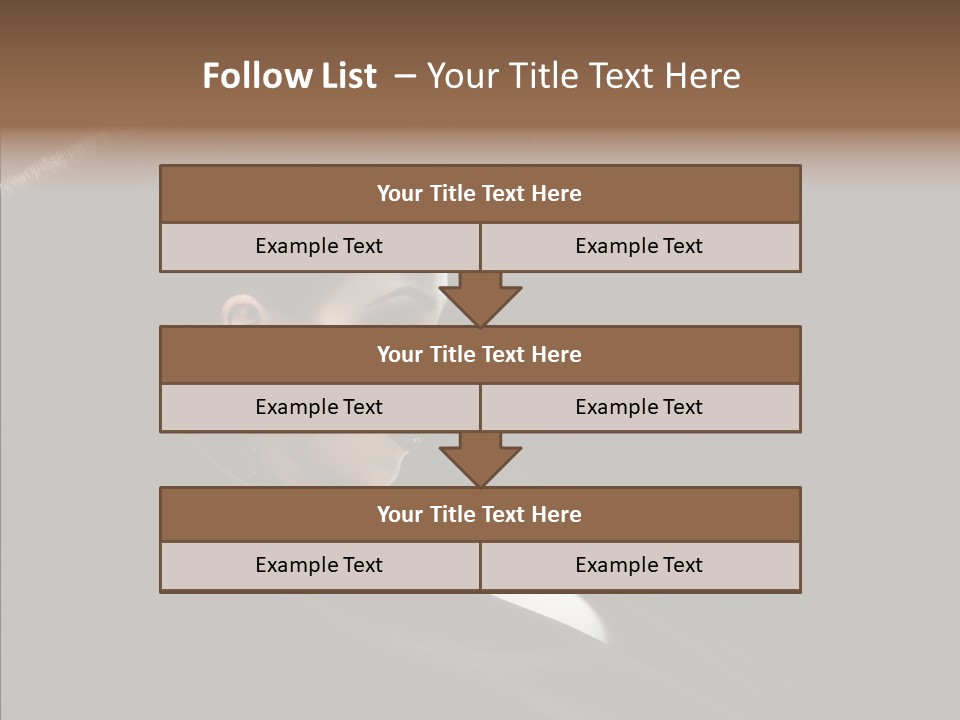Person Sweet Female PowerPoint Template