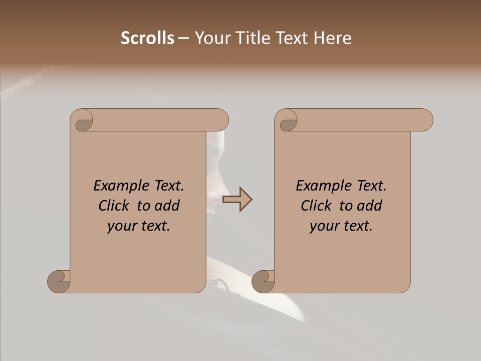 Person Sweet Female PowerPoint Template
