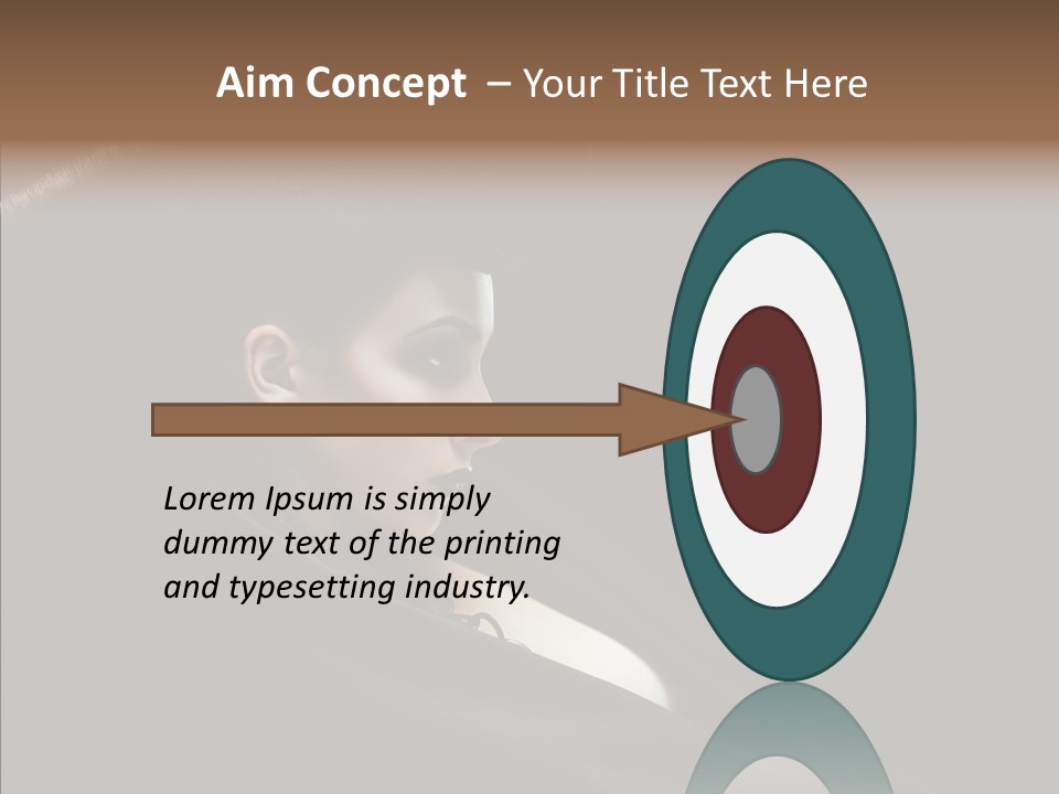 Person Sweet Female PowerPoint Template