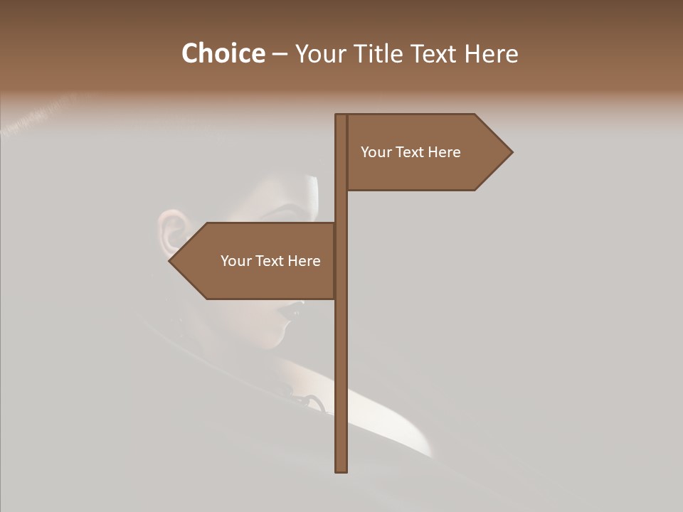 Person Sweet Female PowerPoint Template