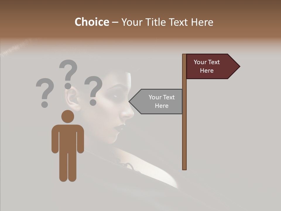 Person Sweet Female PowerPoint Template