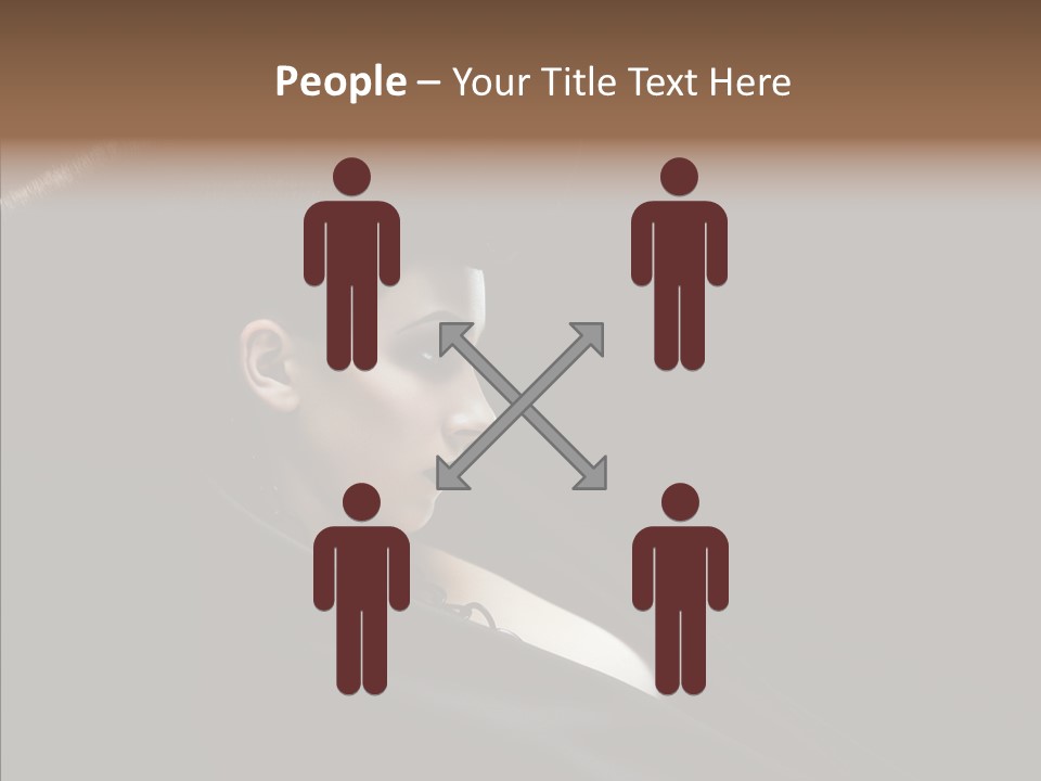 Person Sweet Female PowerPoint Template