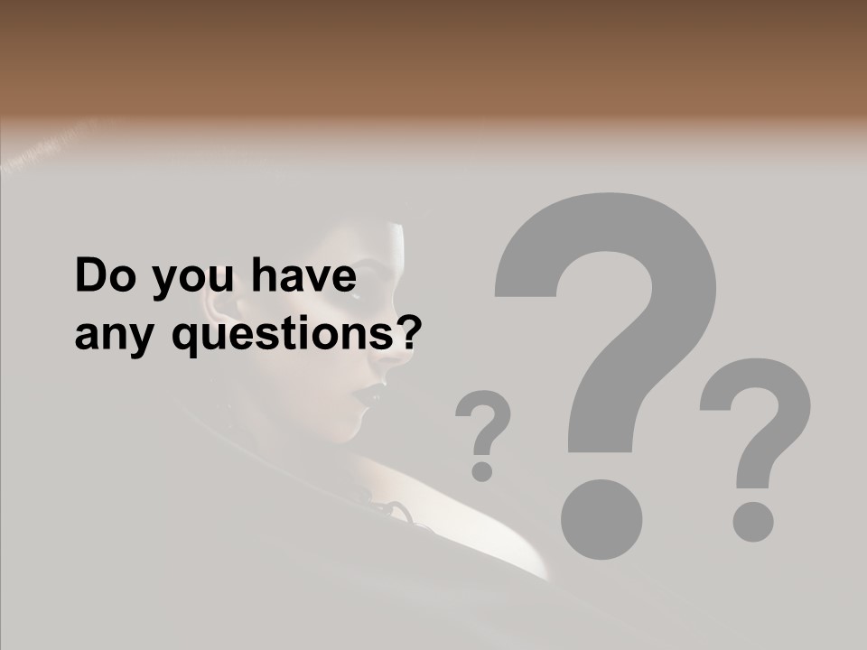 Person Sweet Female PowerPoint Template