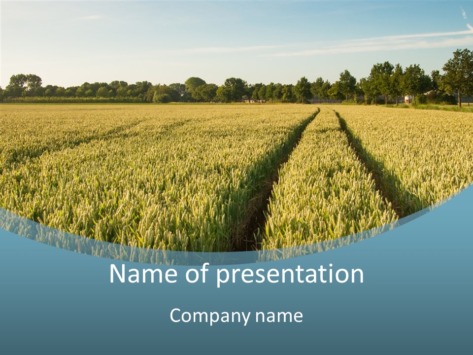 Europe Sunny Nature PowerPoint Template