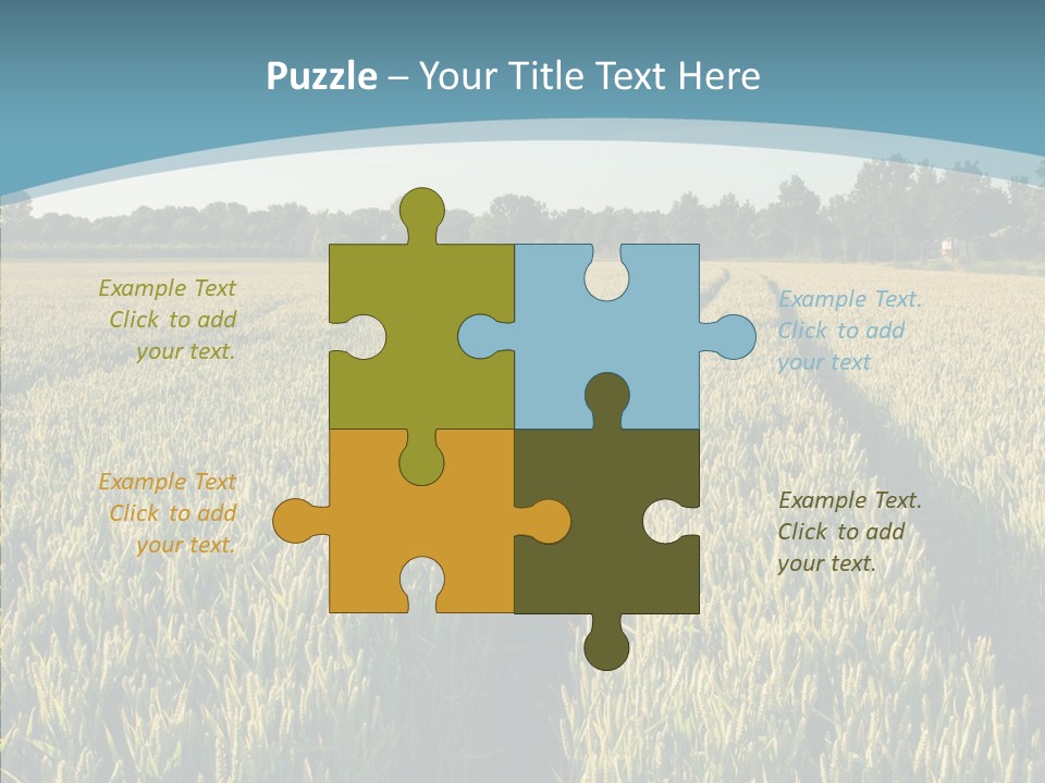 Europe Sunny Nature PowerPoint Template