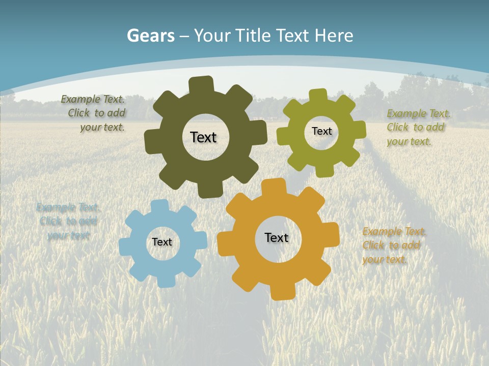 Europe Sunny Nature PowerPoint Template