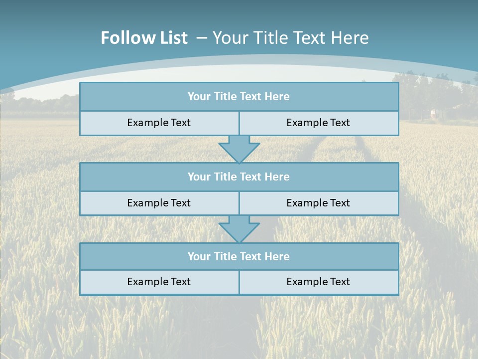 Europe Sunny Nature PowerPoint Template