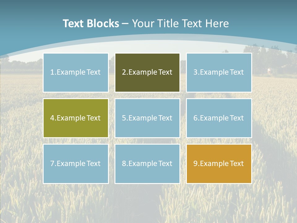 Europe Sunny Nature PowerPoint Template