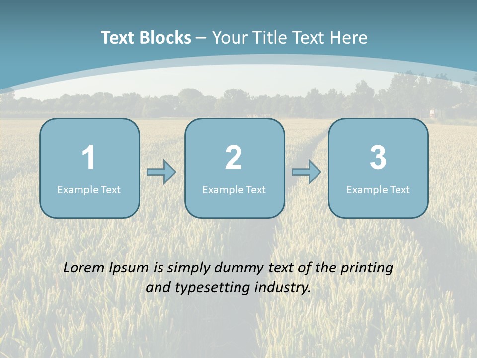 Europe Sunny Nature PowerPoint Template