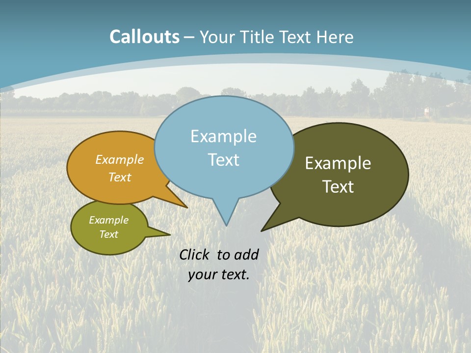 Europe Sunny Nature PowerPoint Template