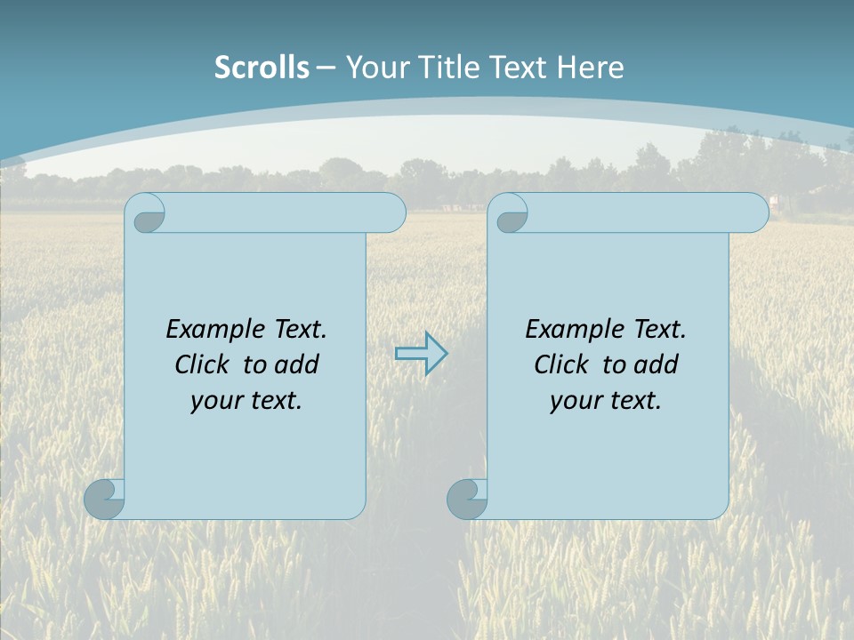 Europe Sunny Nature PowerPoint Template