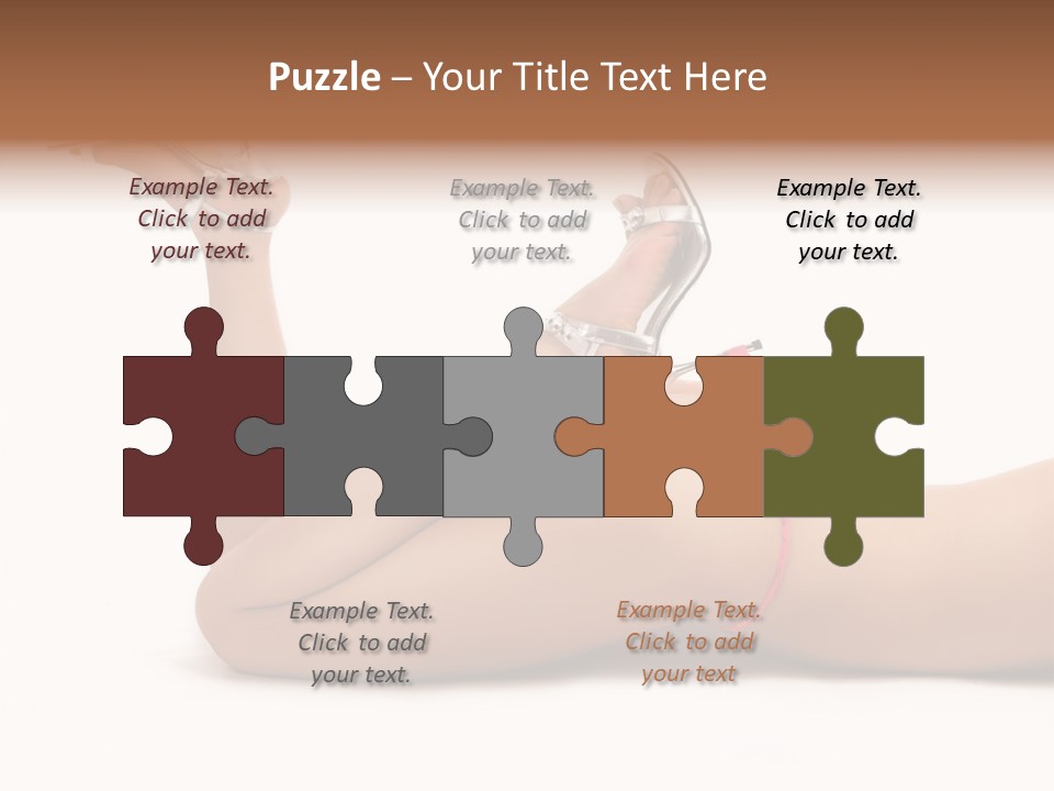 Curvy Attractive Girl PowerPoint Template
