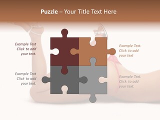 Curvy Attractive Girl PowerPoint Template