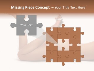 Curvy Attractive Girl PowerPoint Template