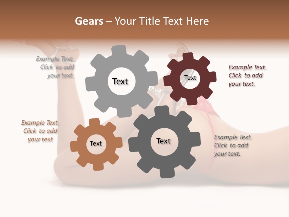 Curvy Attractive Girl PowerPoint Template