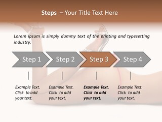 Curvy Attractive Girl PowerPoint Template