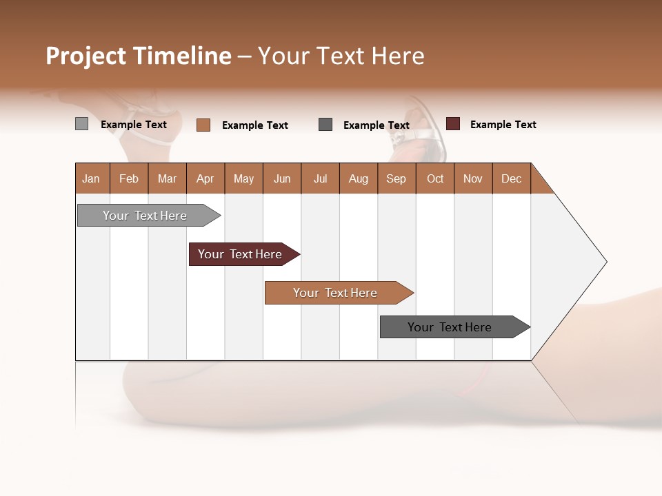 Curvy Attractive Girl PowerPoint Template