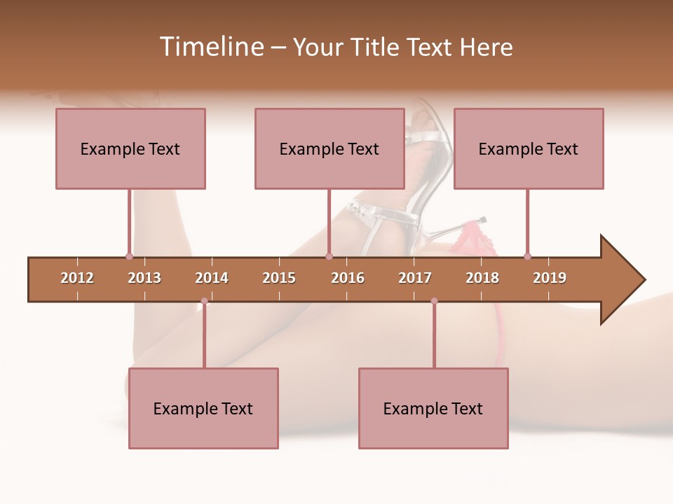Curvy Attractive Girl PowerPoint Template