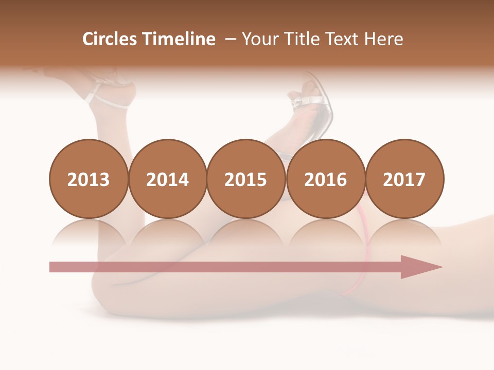 Curvy Attractive Girl PowerPoint Template