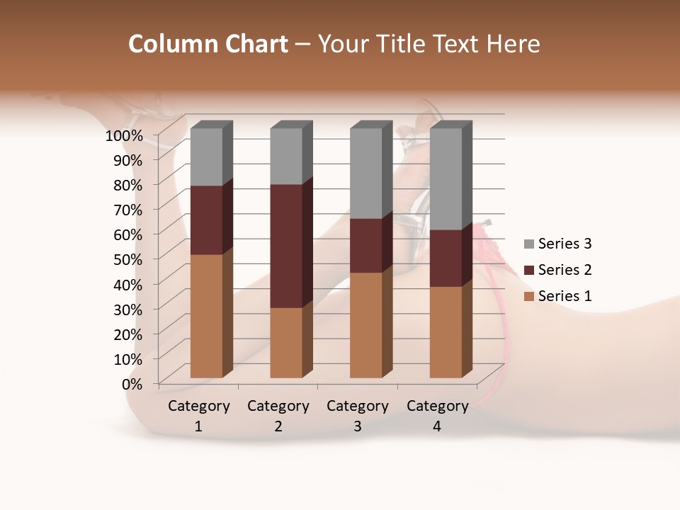 Curvy Attractive Girl PowerPoint Template
