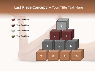 Curvy Attractive Girl PowerPoint Template